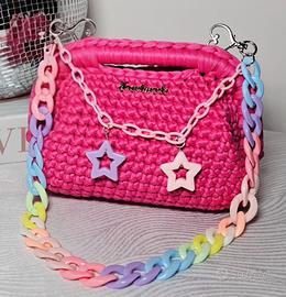 Borsa Uncinetto Handmade Trendy - Vari Colori