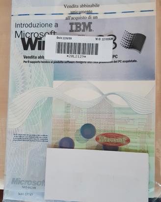 N.2 Libretti Windows 98 con Licenza - NO Cd