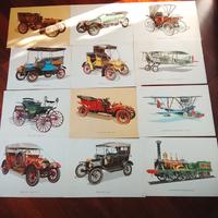 Stampe a colori di veicoli d'epoca