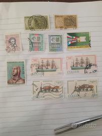 11 francobolli italiani usati del 1977/79/80