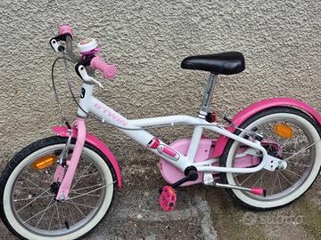 Bici bambina 5-7 anni Decathlon 16 pollici