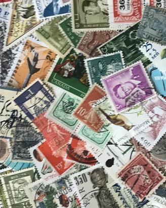 box 10.000 francobolli DIECIMILA mondiali 10000 A