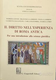 IL DIRITTO NELL' ESPERIENZA DI ROMA ANTICA 