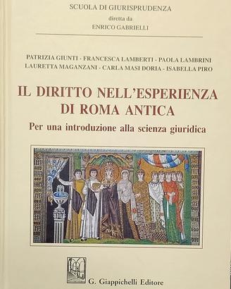 IL DIRITTO NELL' ESPERIENZA DI ROMA ANTICA 