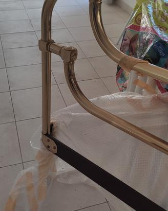 letto in ottone 