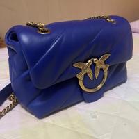 borsa Pinko blu elettrico