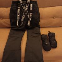Giacca e pantaloni sci bambino/a + guanti