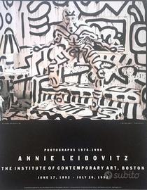 Poster Vintage Annie Leibovitz 1992 Keith Haring