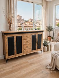 Madia/ Credenza 200 cm in Teak Massello restaurata