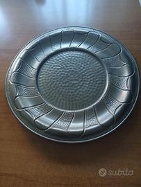 Piatto/Vassoio centrotavola in peltro