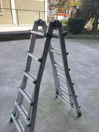 Scala universale in alluminio telescopica  robusta
