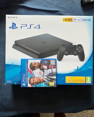 PlayStation 4 500 GB Jet Black + FIFA 19