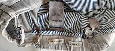 Pantaloni Sorbino Capri Fit 100% Lino beige 