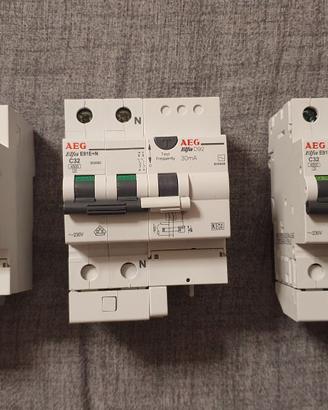 Interruttore magnetotermico differenziale 32A