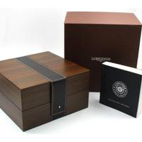 Longines Originale Scatola in Radica e Pelle