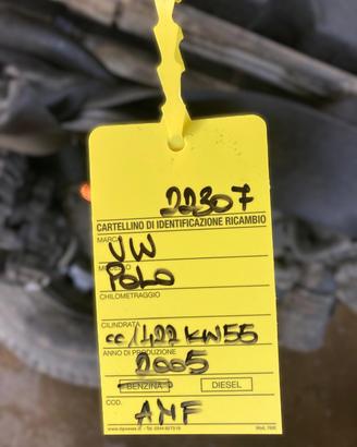 CAMBIO MANUALE COMPLETO VOLKSWAGEN Polo 4° Serie
