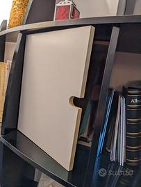 Libreria mappamondo mezzo mondo moderna