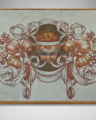 Affresco,strappo originale su tela