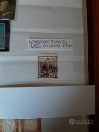 Francobollo 1850 Lombardo Veneto - 30 Centes.