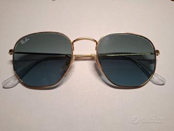 Ray-Ban hexagonal gold