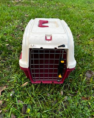 Gabbietta plastica per gatto cagnolino