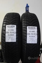 2 PNEUMATICI USATI 155 70 R13 75T KLEBER