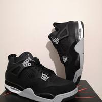 Nike Jordan 4 black canvas EU 44