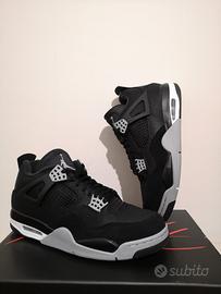 Nike Jordan 4 black canvas EU 44