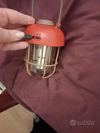 lampada ricaricabile usb da campeggio