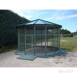 voliera 16 lati in centro gabbie sicilia