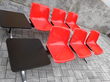 sei sedie Osvaldo borsani per tecno