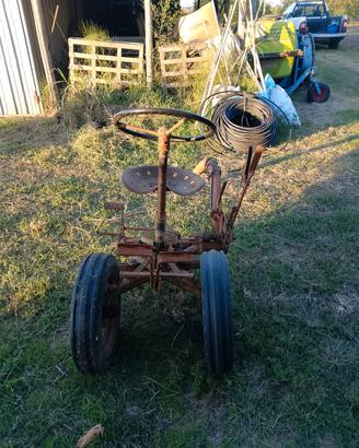 carrello sterzante per motocoltivatore 
