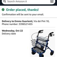 Deambulatore per anziani