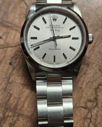rolex air-king acciaio 