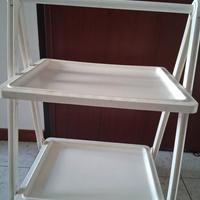 Carrello porta vivande pieghevole