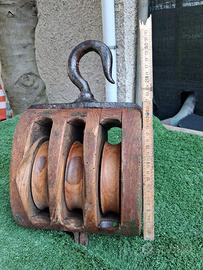 paranco e corda vintage 