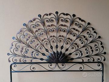 testata letto ferro battuto 