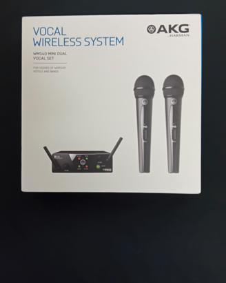 Radiomicrofoni AKG WMS40 Mini Dual Vocal Set ISM2/