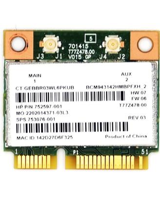 Scheda Wireless Wi-Fi Broadcom BCM943142HM