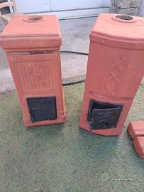 2 stufe in terracotta 