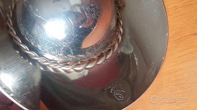 Antico cappello argento vintage decorazione