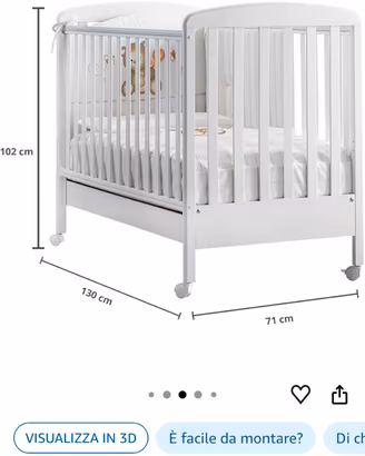 Lettino per bambini Kiby