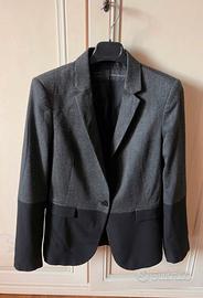 Blazer Zara Bicolor Grigio Antracite e Nero