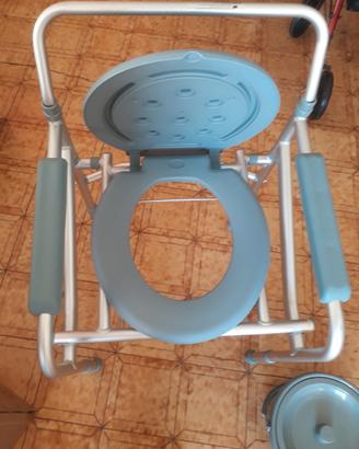 Poltroncina da bagno per disabili e/o anziani