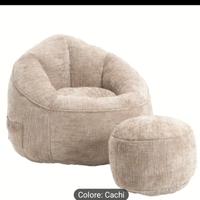 Pouf sacco sedia poltrona nuova ancora imballato