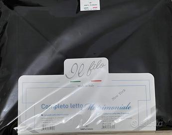 Completo letto  matrimoniale nere
