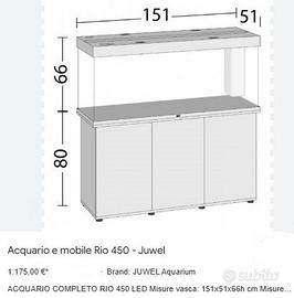 Acquario e mobile - JUWEL RIO 450