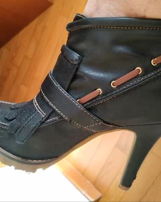 Stivale Polacchino 38 - Tacco: 7,5cm ; 100% Cuoio