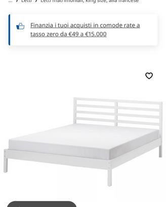 TARVA struttura letto matrimoniale 160x200 IKEA