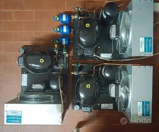 3 motocondensatori motori frigo uso commerciale
